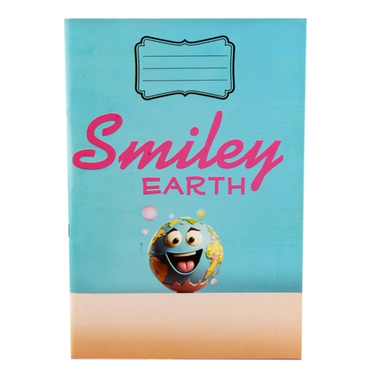 Bild von Englisches Schulheft Extra Line 60 Blatt geheftet Globus-Design A4