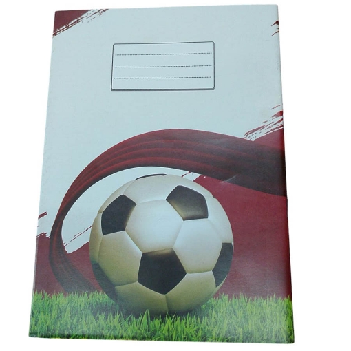 Picture of Extra Line school copybook stapled ruled 40 sheets, ball design, coated cover, size 16 × 22.5
