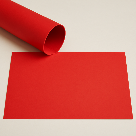 Picture of Drawing Paper Sheet Red, Size 85 × 119.4 cm, 110 gsm – Simba Model FT-120-09