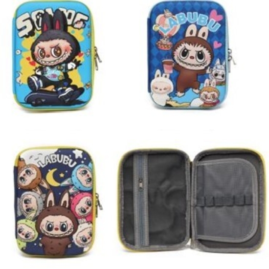 Bild von Geprägtes Schaumstoff-Federmäppchen, 1 Reißverschluss, bedruckt mit Cartoon-Motiven – Simba Modell ST862