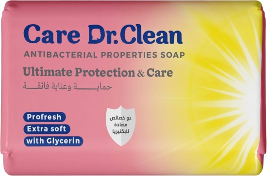 Image de Savon Dr. Clean ProFresh Rose 120 g, à la glycérine, antibactérien