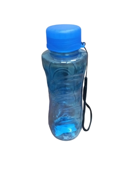 Imagen de Botella de agua de plástico – Transparente, multicolor y a prueba de fugas – 850 ml (Sigma)