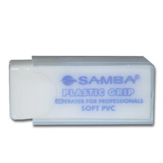 Bild von Radiergummi mit Plastikhülle – Samba Modell 4B-30W