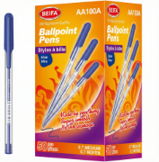 Picture of ​قلم جاف بيفا أزرق 0.7 مم - موديل AA100A-50B2