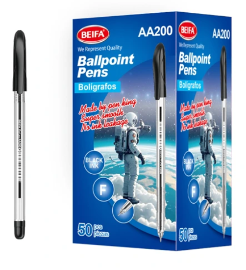 Picture of Black Ballpoint Pen 0.7 mm – Bifa Model AA200-50B1
