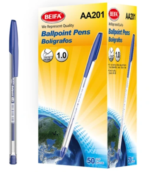 Picture of قلم جاف أزرق 1.0 مم - بيفا موديل AA201-02XE