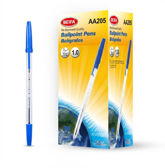 Picture of Blue Ballpoint Pen 1.0 mm – Beifa Model AA205-02BE