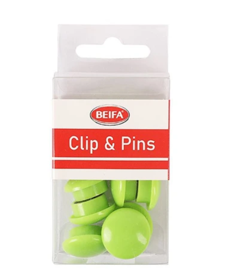 Picture of مغناطيس سبورة بيفا دائري - 2 سم،كارت  10 قطع، لون أخضر (موديل FH110-04V20)