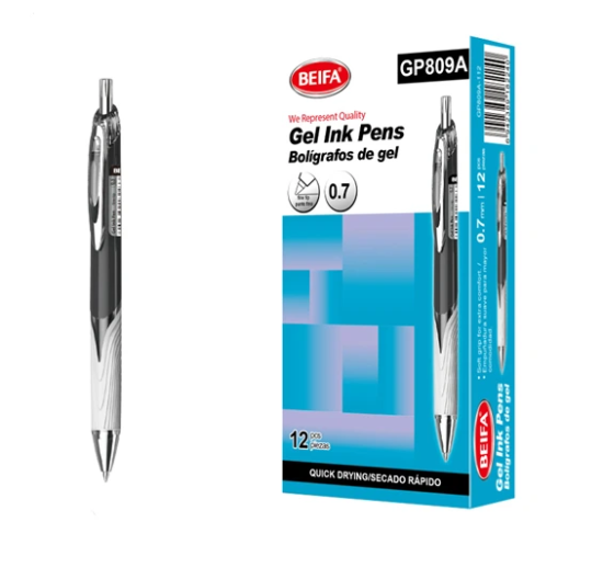 Picture of قلم جيل اسود سريع الجفاف 0.7 مم -بيفا موديل GP809A-112