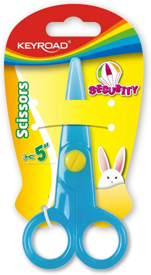 Picture of Kids Scissor Plastic card 12.5 cm Keyroad Model KR970962