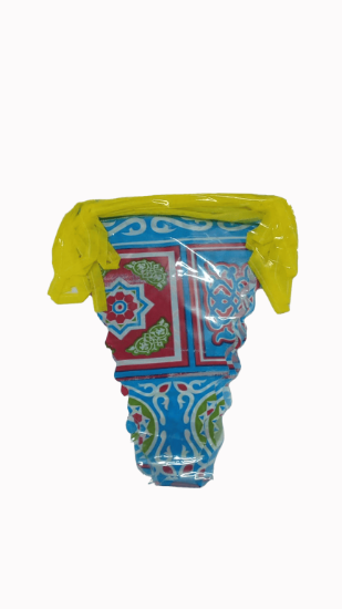 Picture of Ramadan Plastic Decoration Garland – Triangle Shapes & Blue Traditional Circular Motifs