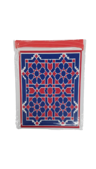 图片 斋月塑料装饰挂饰/彩旗 – 方形造型（星形几何纹样）