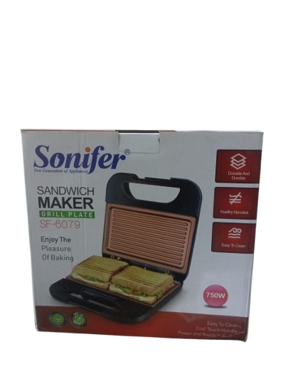 Picture of ساندوتش ميكر سونيفير 750 وات موديل SF 6079