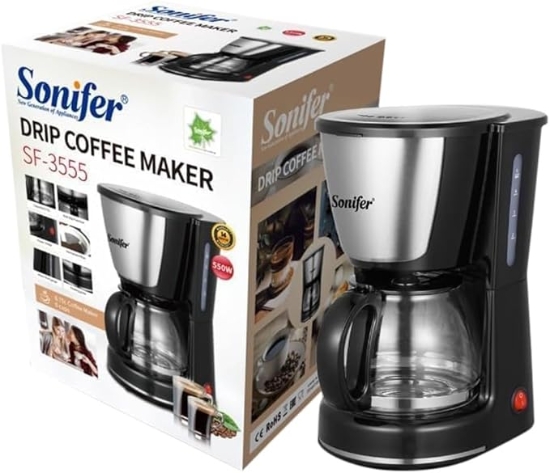 Picture of ماكينة قهوة سونيفير 0.75 لتر 550 وات موديل SF-3555