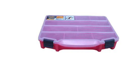 图片 Mano塑料工具箱带手柄 10英寸 红色 44 × 200 × 251毫米