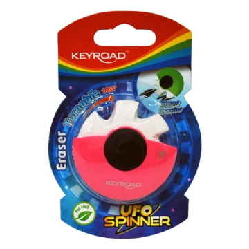 图片 Keyroad Spinner 橡皮擦 多种颜色 1个卡装 型号 KR971706