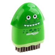 图片 Keyroad Rocky Dooky 塑料卷笔刀 单孔带储屑盒 3 × 1 配橡皮 + 清洁刷 多种颜色 型号 KR972128