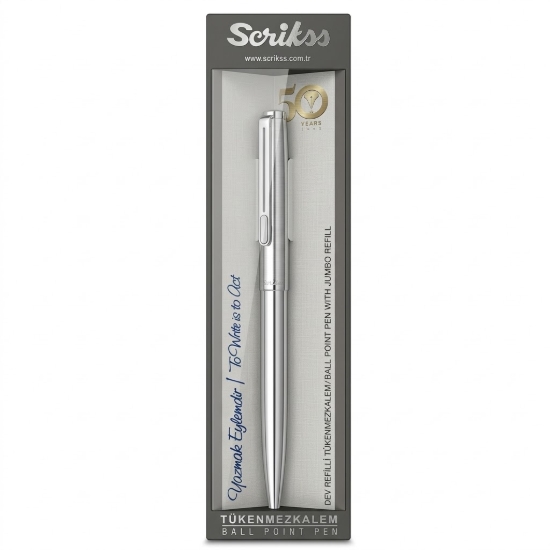 Picture of قلم جاف فينتاج 77M كروم فضي بعلبة – سكريكس 53062