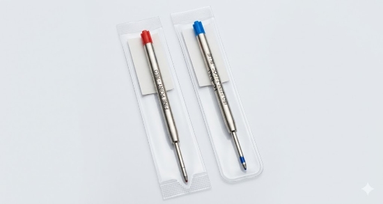 Image de Recharge de stylo métal, rouge, Stanger