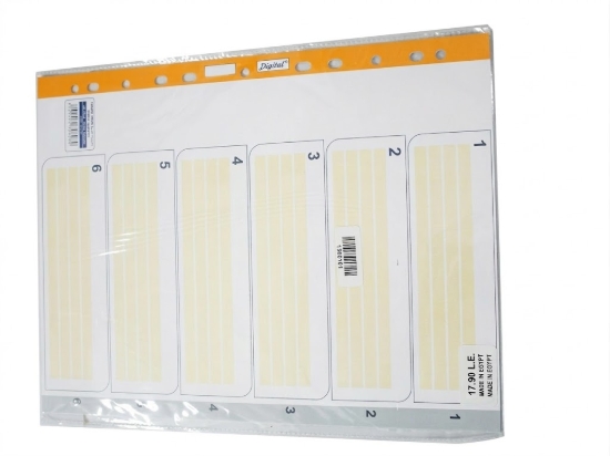 Picture of فواصل أرقام  1 - 6 PVC A4