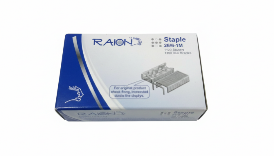 图片 دبوس دباسة عبوة 1000 دبوس 26/6 رايون