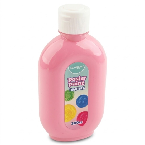 Bild von Keyroad Plakatfarbe - 300 ml Pastellrosa - Modell KR973094