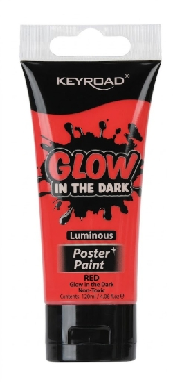 Image de Peinture gouache fluorescente en gel Keyroad 75ml rouge – modèle KR973303