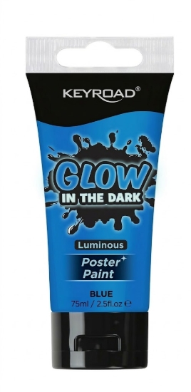 图片 磷光海报颜料 75 毫升 蓝色 – Keyroad 型号 KR973304