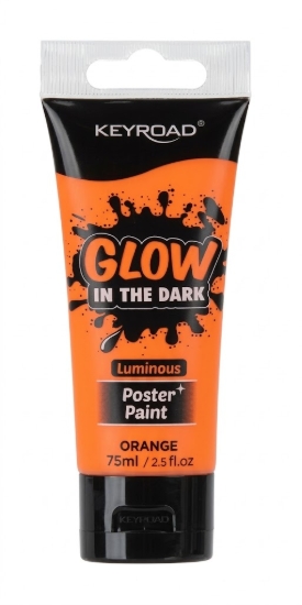 图片 磷光海报颜料 75 毫升 橙色 – Keyroad 型号 KR973308