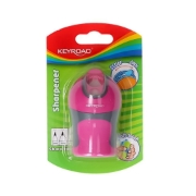 Bild von Keyroad Kunststoffspitzer 2 Öffnungen mit Behälter 1 Stück auf Karte sortierte Farben Modell KR971583