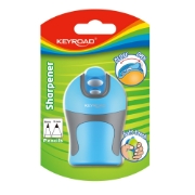 Bild von Keyroad Kunststoffspitzer 2 Öffnungen mit Behälter 1 Stück auf Karte sortierte Farben Modell KR971583