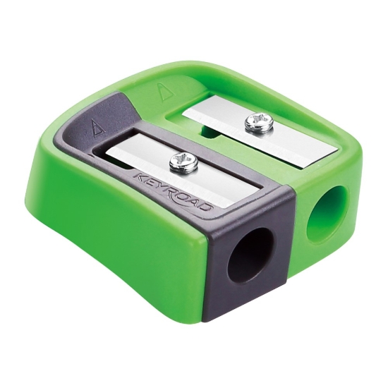 Bild von Keyroad Kunststoffspitzer 2 Öffnungen sortierte Farben Modell KR972265