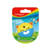 Bild von Keyroad Kunststoffspitzer mit 2 Öffnungen, 1 Stück auf Karte, verschiedene Farben, Modell KR971893