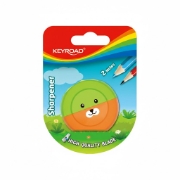 Bild von Keyroad Kunststoffspitzer mit 2 Öffnungen, 1 Stück auf Karte, verschiedene Farben, Modell KR971893
