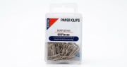 Picture of Mintra Plastic Box Paper Clips Silver 25mm - Pack of 90 - Model 94352