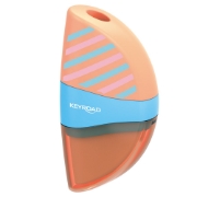 Bild von Keyroad Pastell Kunststoff Anspitzer 1 Loch + Radierer Mehrfarbig Modell KR972538