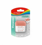 Picture of براية بلاستيك ميتالك كى رود 2 عين خزان شكل اير بودز 1 قطعة كارت متعدد الألوان موديل KR972930