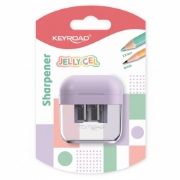 Picture of براية بلاستيك جيلى جيل كى رود 2 عين خزان شكل اير بودز 1 قطعة كارت متعدد الألوان موديل KR973103