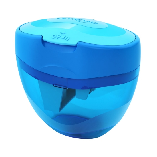 Image de Taille-Crayon Plastique Keyroad 3 Trous avec Réservoir Multicolore Modèle KR971431