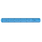 Picture of Keyroad Transparent Flexible Ruler 30 cm Assorted Colors Model KR971665