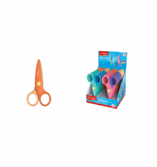 Image de Ciseaux en Plastique pour Enfants Keyroad 10 cm Couleurs Assorties Modèle KR973266