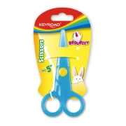 Picture of مقص أطفال بلاستيك كى رود 12.5 سم كارت متعدد الألوان موديل KR970962