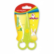 Picture of مقص أطفال بلاستيك كى رود 12.5 سم كارت متعدد الألوان موديل KR970962