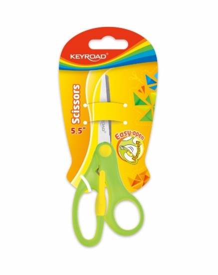 Picture of Keyroad Kids Metal Scissors 13.5 cm Carded Multi-Color Model KR972059