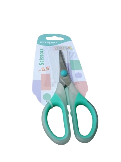 Picture of Keyroad Jelly Gel Kids Metal Scissors 13.5 cm Multi-Color Model KR973116