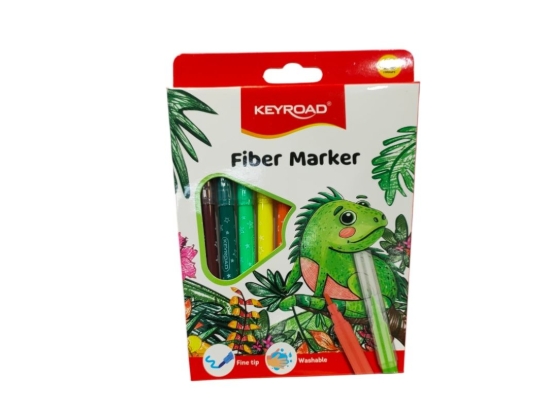Picture of Marker colors, 12 color, washable keyroad Model KR971587
