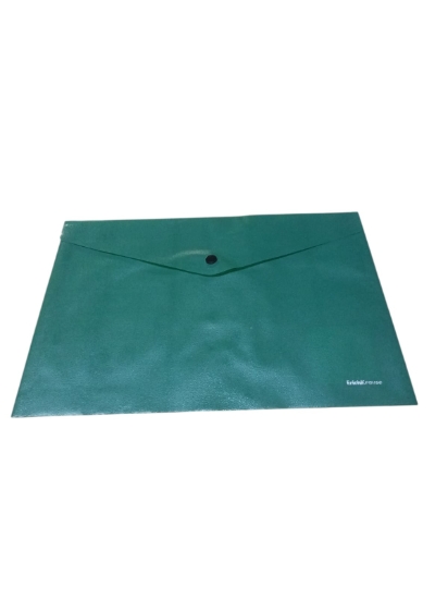 Imagen de Carpeta con Botón Erich Krause 140 Micras A4 Verde Oliva - Modelo 59127