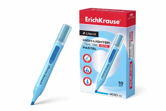 Picture of قلم فسفورى ايريك كراوس ليكويد مشطوف ازرق بمؤشر موديل 56030