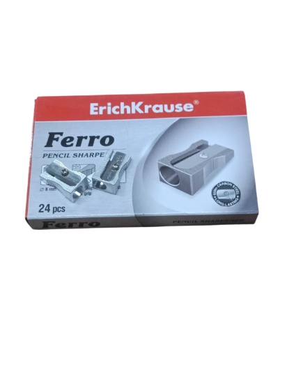 图片 Erich Krause Ferro 金属卷笔刀 单孔 银色 型号07074