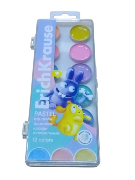 图片 Eric Krause Jolly Friends 粉彩蜡笔 12色 调色盘套装 型号61370